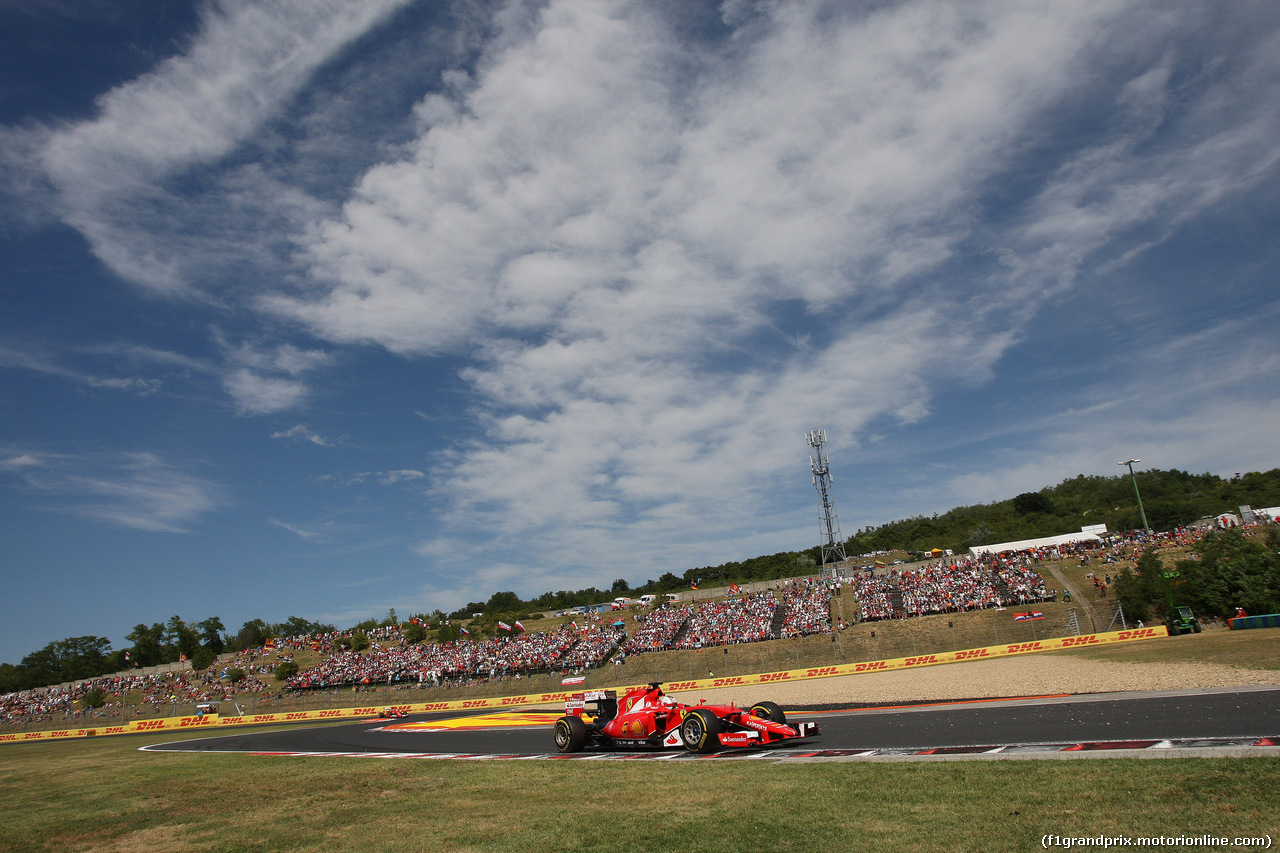 GP UNGHERIA, 26.07.2015 - Gara, Sebastian Vettel (GER) Ferrari SF15-T