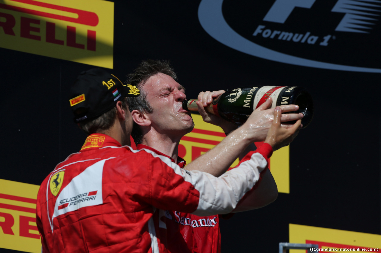 GP UNGHERIA, 26.07.2015 - Gara, James Allison (GBR) Ferrari Chassis Technical Director