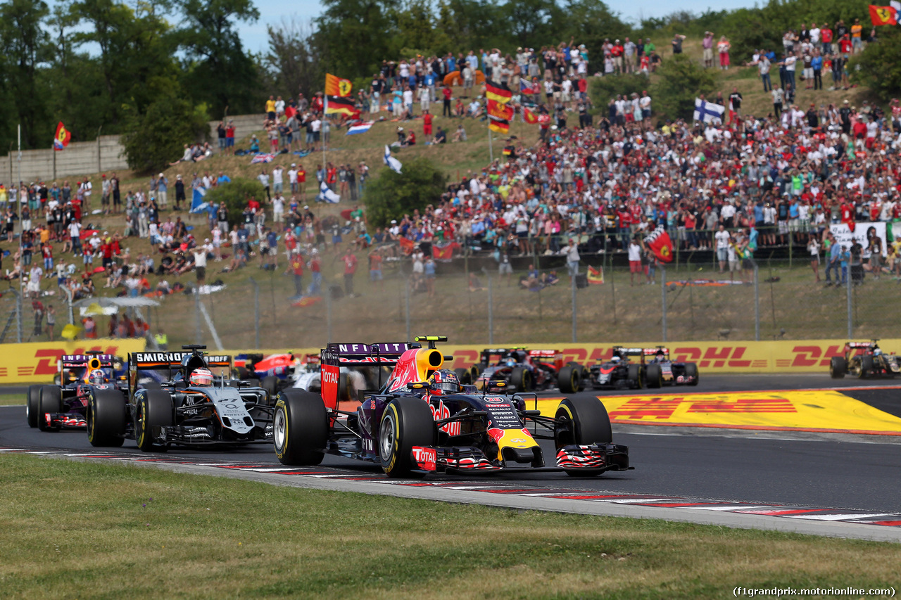 GP UNGHERIA, 26.07.2015 - Gara, Daniil Kvyat (RUS) Red Bull Racing RB11