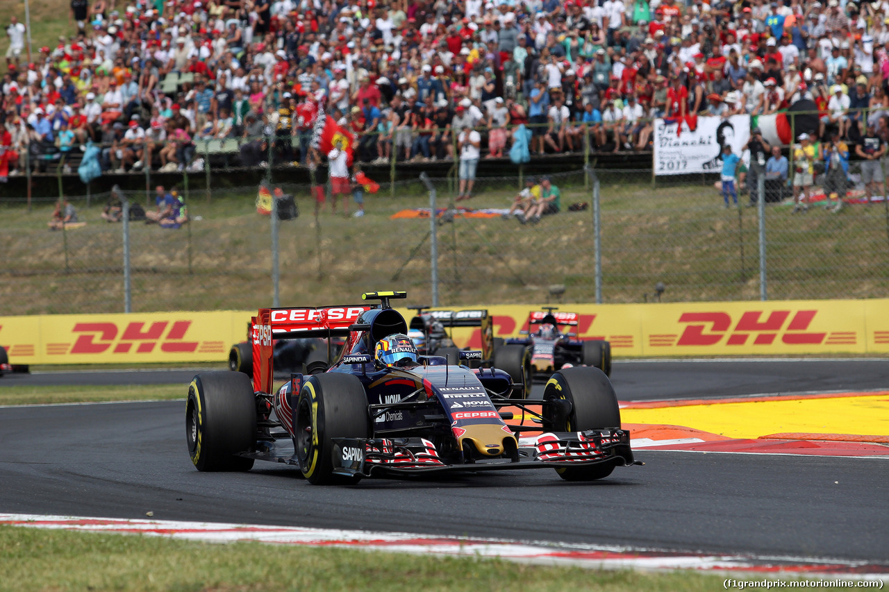 GP UNGHERIA, 26.07.2015 - Gara, Carlos Sainz Jr (ESP) Scuderia Toro Rosso STR10