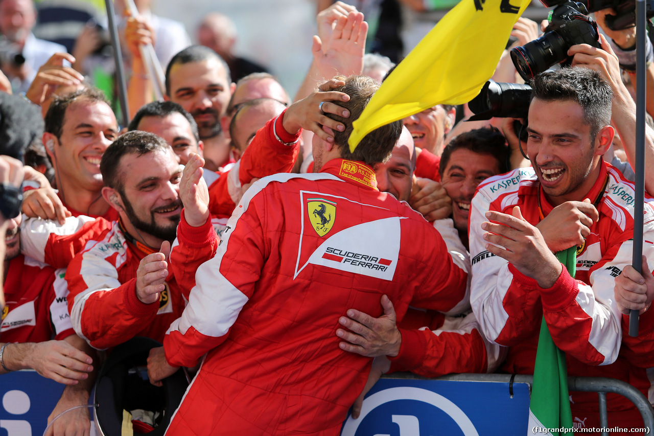 GP UNGHERIA, 26.07.2015 - Gara, Sebastian Vettel (GER) Ferrari SF15-T vincitore