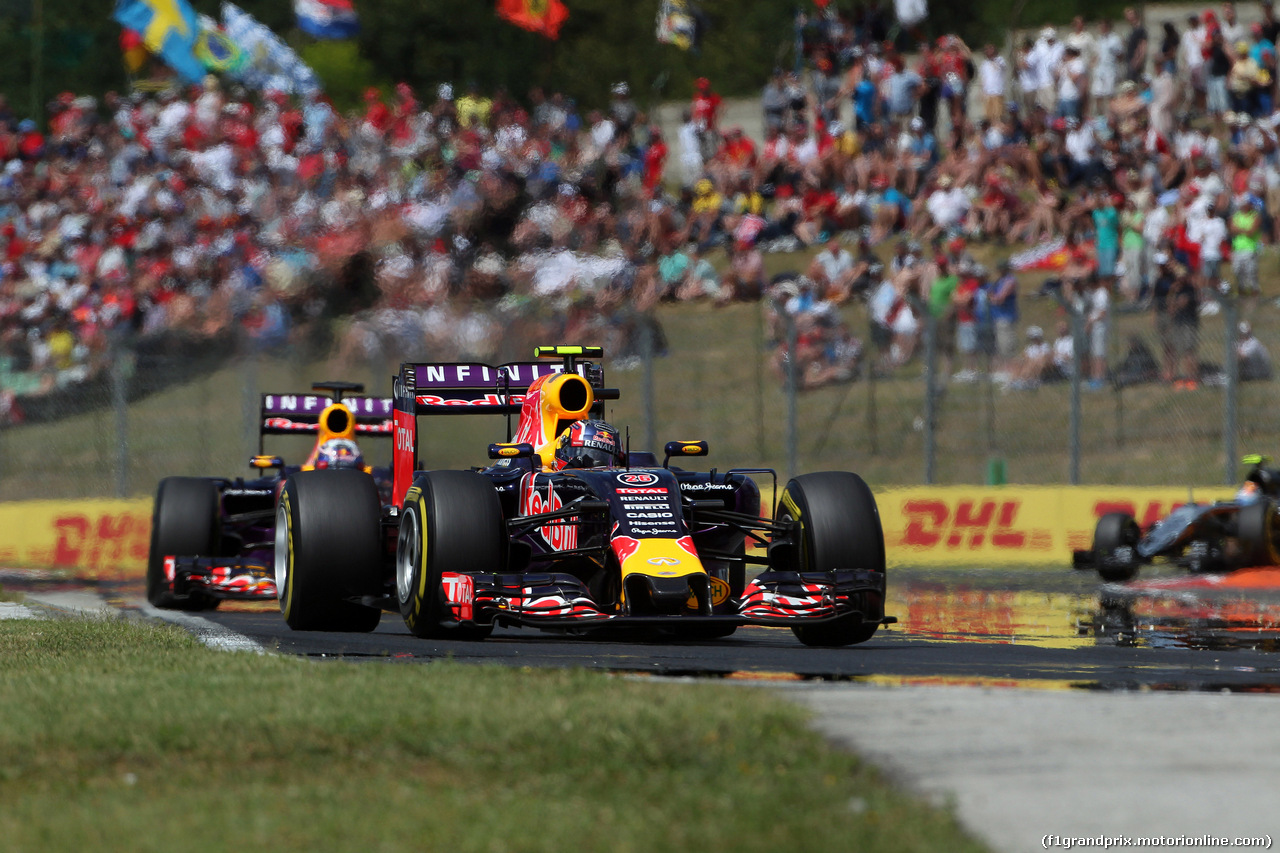 GP UNGHERIA, 26.07.2015 - Gara, Daniil Kvyat (RUS) Red Bull Racing RB11