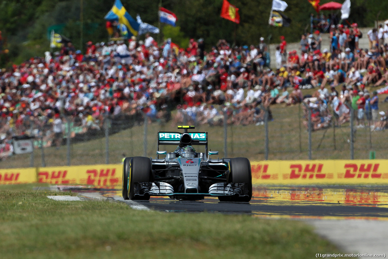 GP UNGHERIA, 26.07.2015 - Gara, Lewis Hamilton (GBR) Mercedes AMG F1 W06