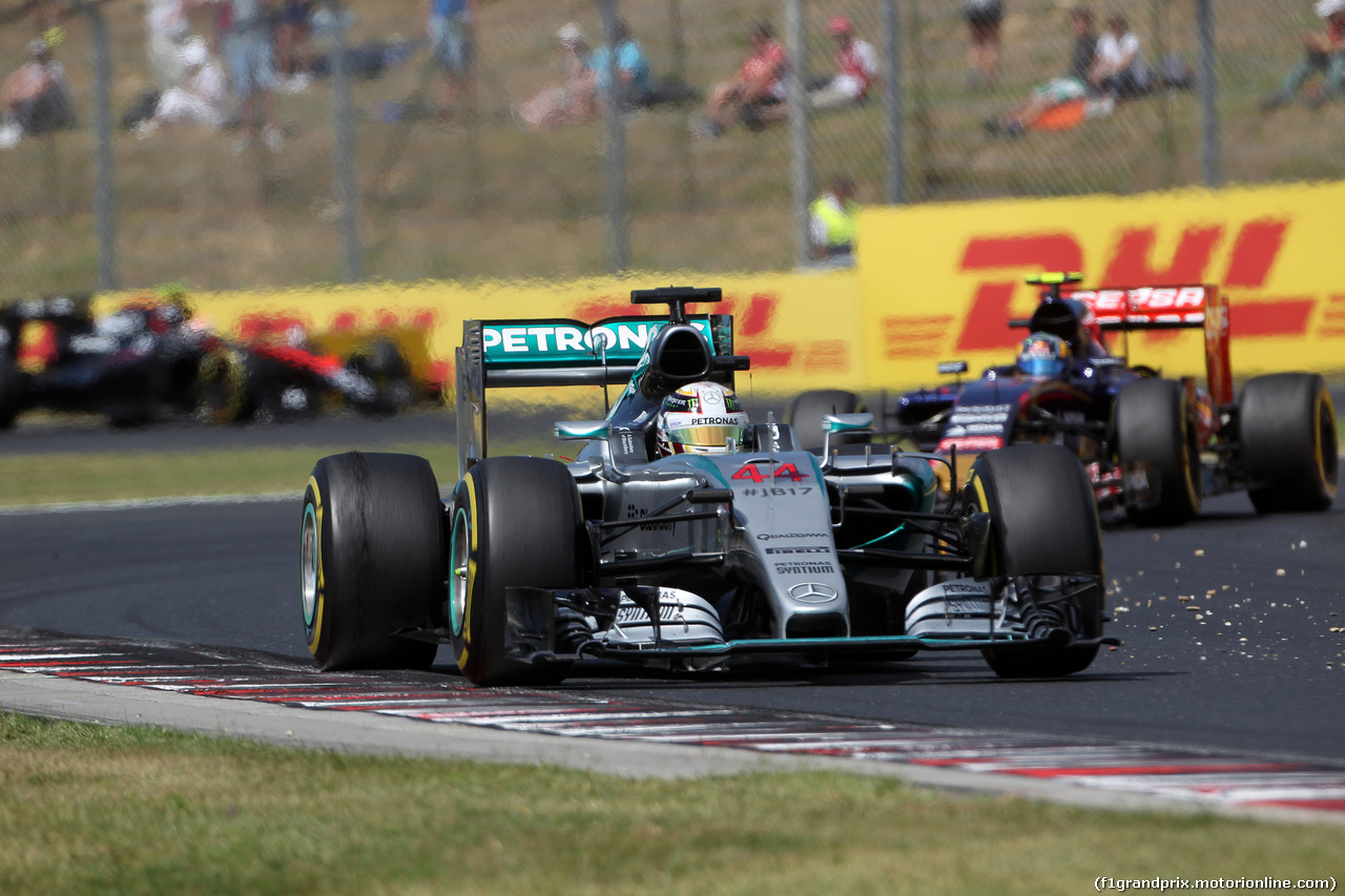 GP UNGHERIA, 26.07.2015 - Gara, Lewis Hamilton (GBR) Mercedes AMG F1 W06