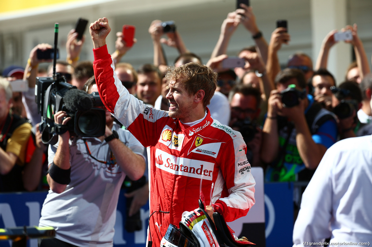 GP UNGHERIA, 26.07.2015 - Gara, Sebastian Vettel (GER) Ferrari SF15-T vincitore