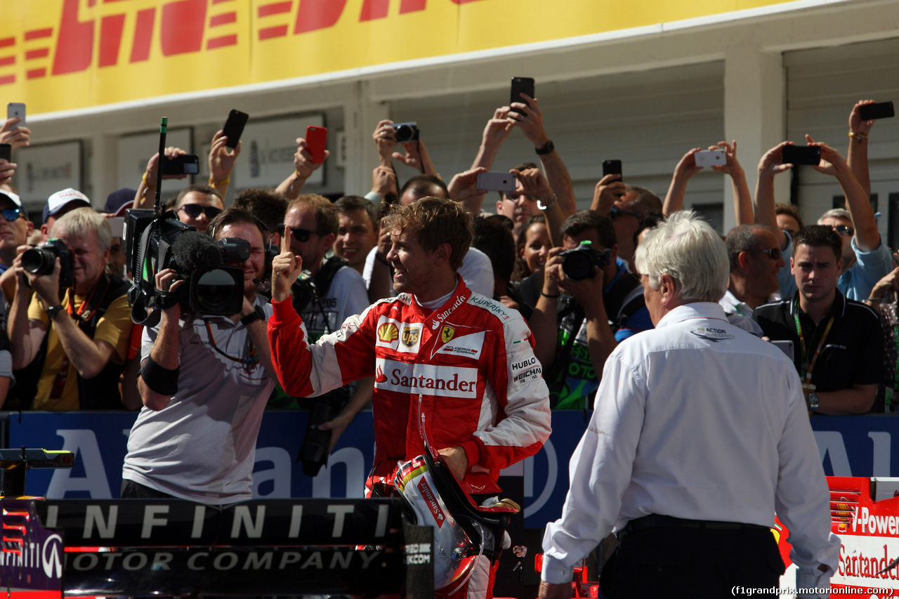 GP UNGHERIA, 26.07.2015 - Gara, 1st position Sebastian Vettel (GER) Ferrari SF15-T