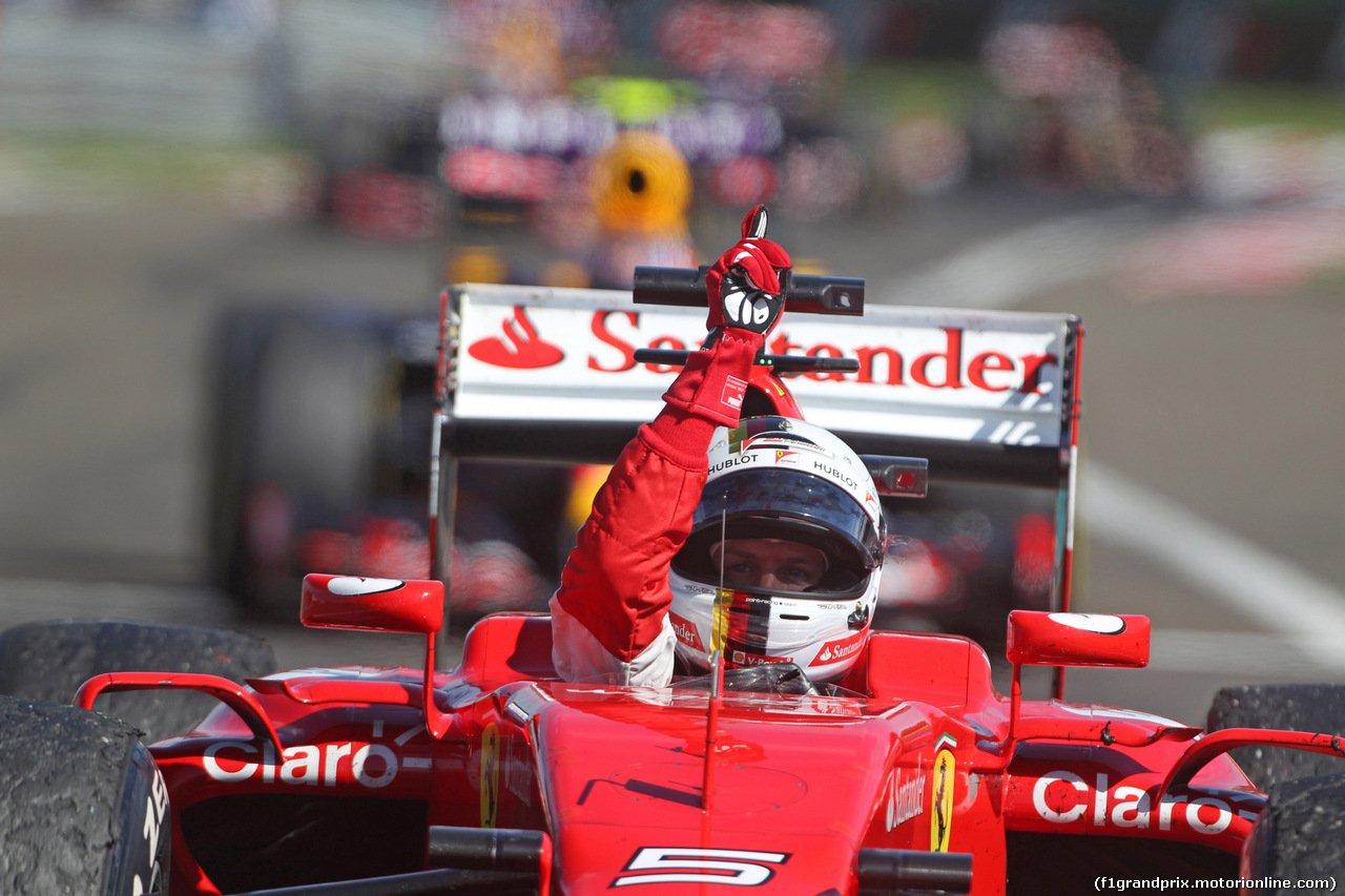 GP UNGHERIA, 26.07.2015 - Gara, 1st position Sebastian Vettel (GER) Ferrari SF15-T