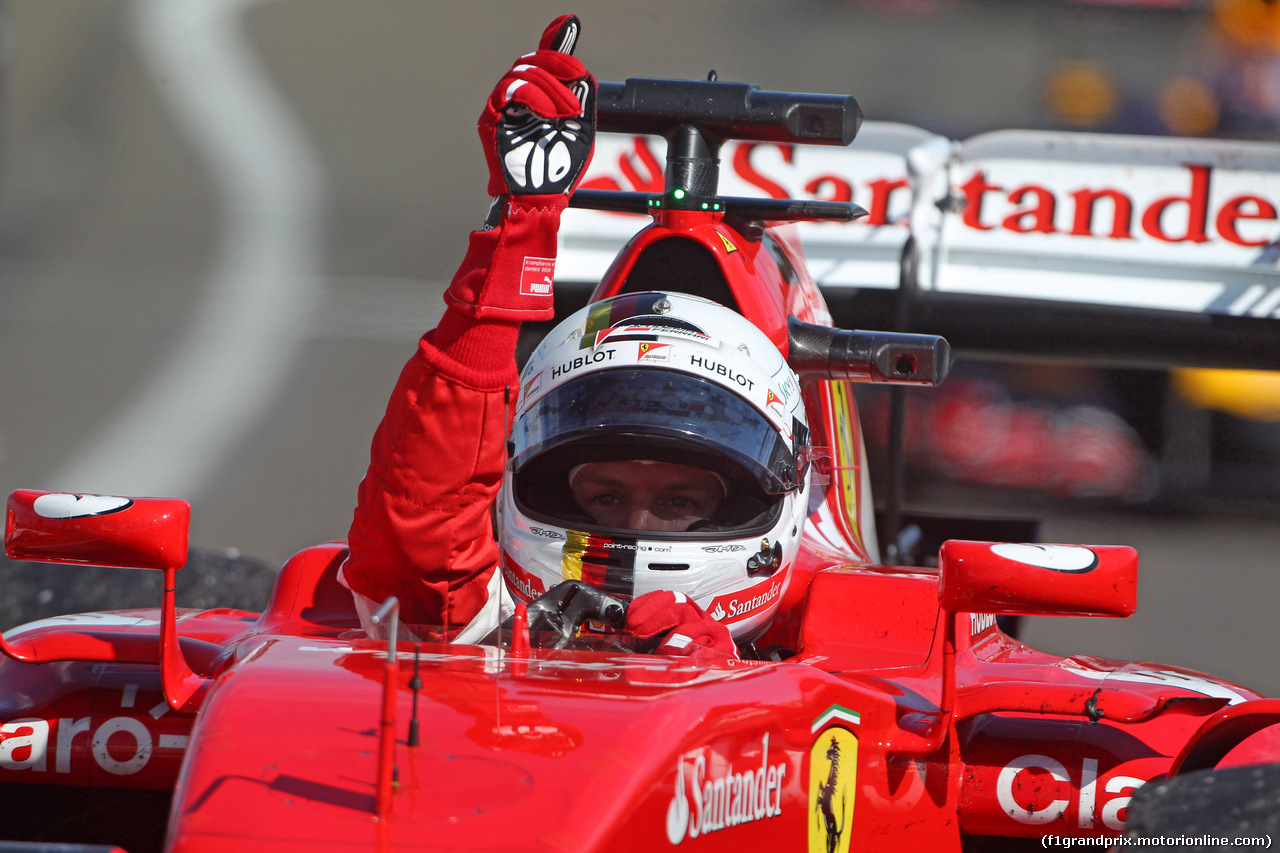 GP UNGHERIA, 26.07.2015 - Gara, 1st position Sebastian Vettel (GER) Ferrari SF15-T