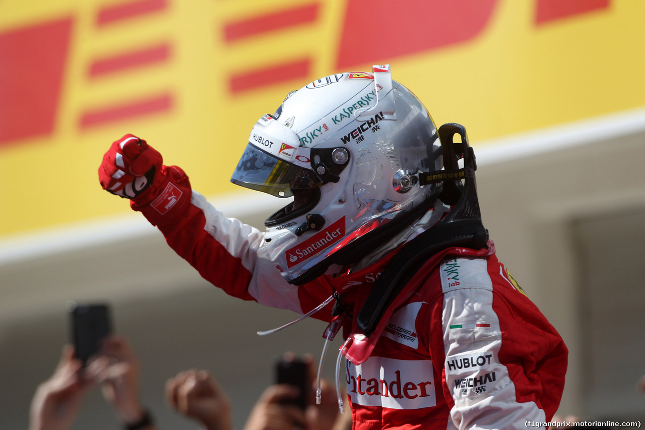 GP UNGHERIA, 26.07.2015 - Gara, 1st position Sebastian Vettel (GER) Ferrari SF15-T