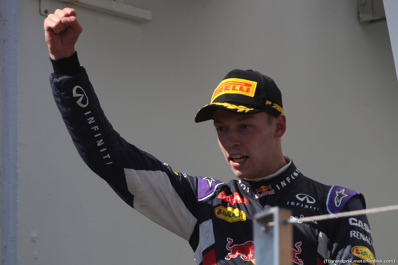 GP UNGHERIA, 26.07.2015 - Gara, secondo Daniil Kvyat (RUS) Red Bull Racing RB11