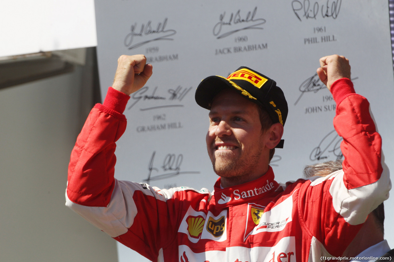 GP UNGHERIA, 26.07.2015 - Gara, 1st position Sebastian Vettel (GER) Ferrari SF15-T