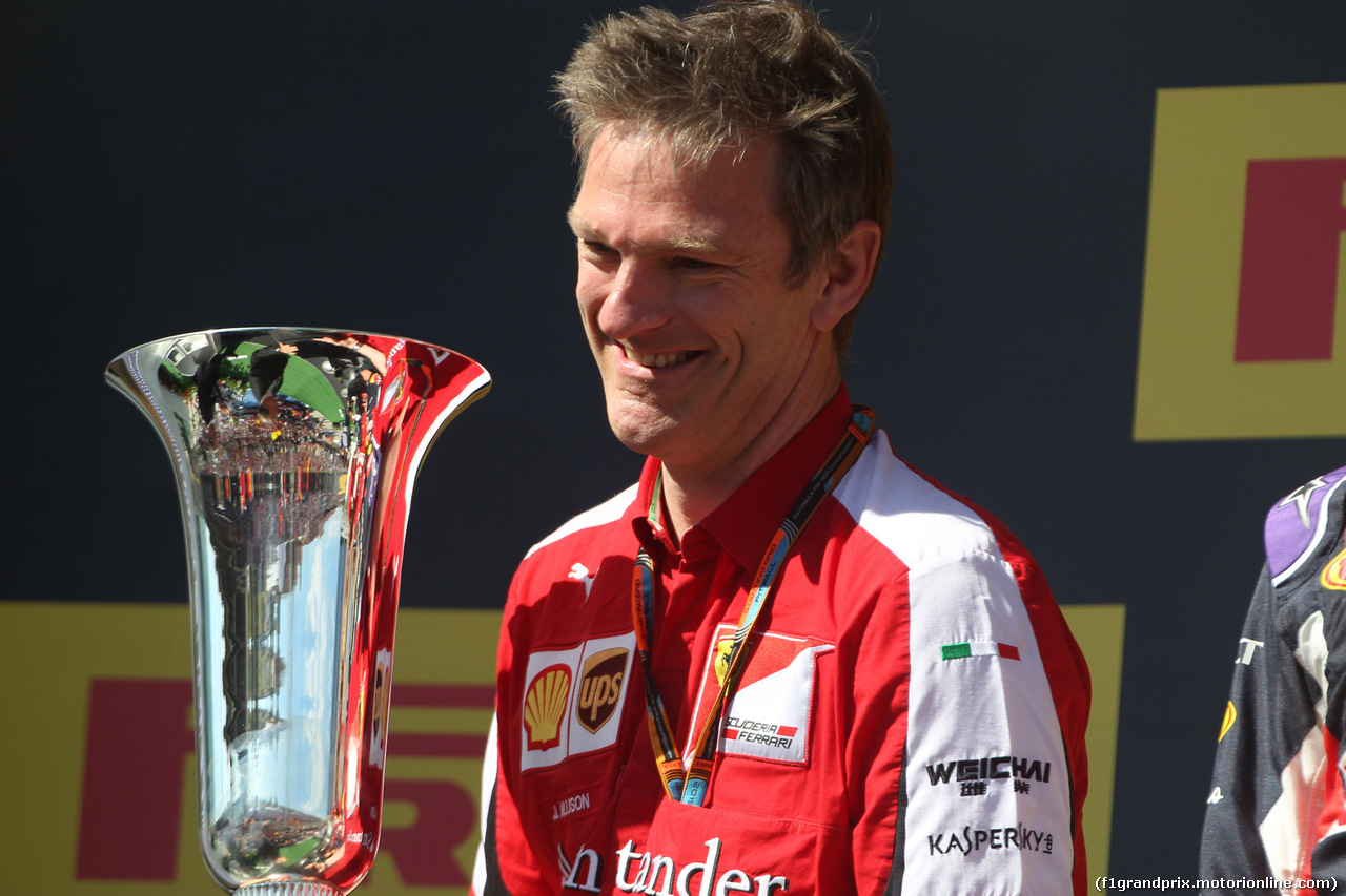 GP UNGHERIA, 26.07.2015 - Gara, James Allison (GBR) Ferrari Chassis Technical Director