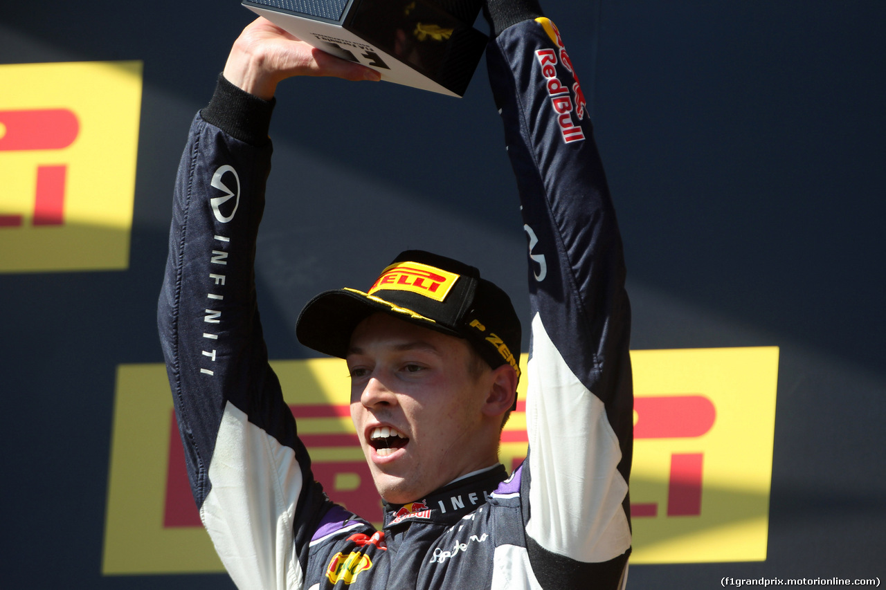 GP UNGHERIA, 26.07.2015 - Gara, secondo Daniil Kvyat (RUS) Red Bull Racing RB11