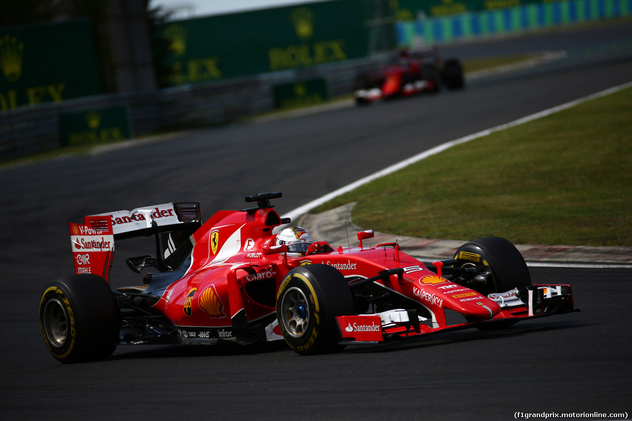 GP UNGHERIA, 26.07.2015 - Gara, Sebastian Vettel (GER) Ferrari SF15-T