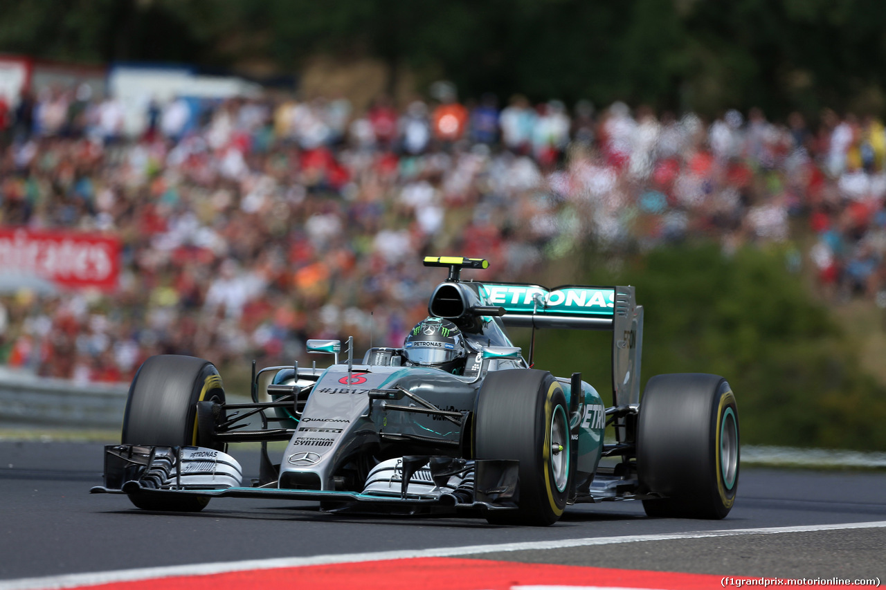 GP UNGHERIA, 26.07.2015 - Gara, Nico Rosberg (GER) Mercedes AMG F1 W06