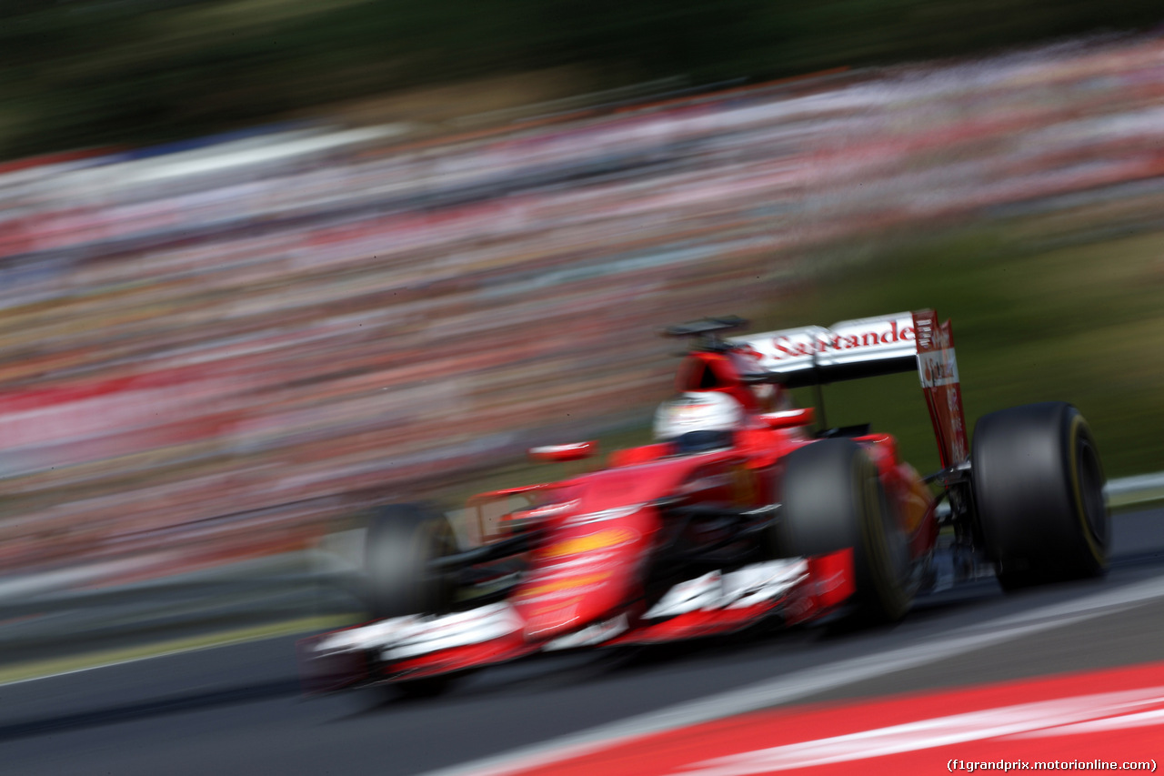 GP UNGHERIA, 26.07.2015 - Gara, Sebastian Vettel (GER) Ferrari SF15-T