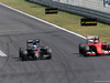 GP UNGHERIA, 26.07.2015 - Gara, Fernando Alonso (ESP) McLaren Honda MP4-30 e Kimi Raikkonen (FIN) Ferrari SF15-T