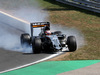 GP UNGHERIA, 26.07.2015 - Gara, Crash, Nico Hulkenberg (GER) Sahara Force India F1 VJM08