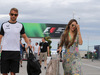 GP UNGHERIA, 26.07.2015 - Jenson Button (GBR)  McLaren Honda MP4-30. e sua moglie Jessica Michibata (GBR)
