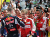GP UNGHERIA, 26.07.2015 - Gara, Sebastian Vettel (GER) Ferrari SF15-T vincitore e secondo Daniil Kvyat (RUS) Red Bull Racing RB11