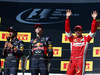 GP UNGHERIA, 26.07.2015 - Gara, Sebastian Vettel (GER) Ferrari SF15-T vincitore, secondo Daniil Kvyat (RUS) Red Bull Racing RB11 e terzo Daniel Ricciardo (AUS) Red Bull Racing RB11