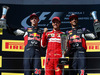 GP UNGHERIA, 26.07.2015 - Gara, Sebastian Vettel (GER) Ferrari SF15-T vincitore, secondo Daniil Kvyat (RUS) Red Bull Racing RB11 e terzo Daniel Ricciardo (AUS) Red Bull Racing RB11