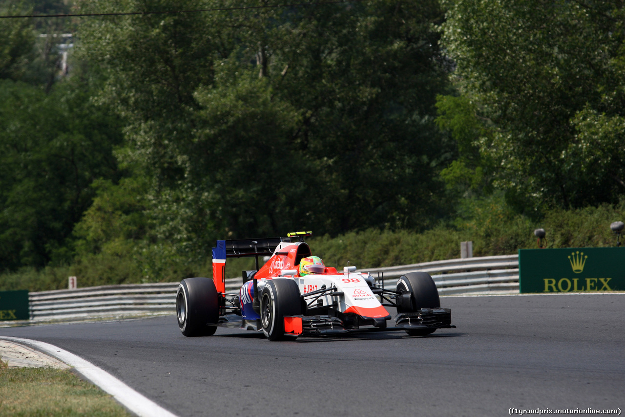 GP UNGHERIA, 25.07.2015 - Prove Libere 3, Roberto Merhi (ESP) Manor Marussia F1 Team