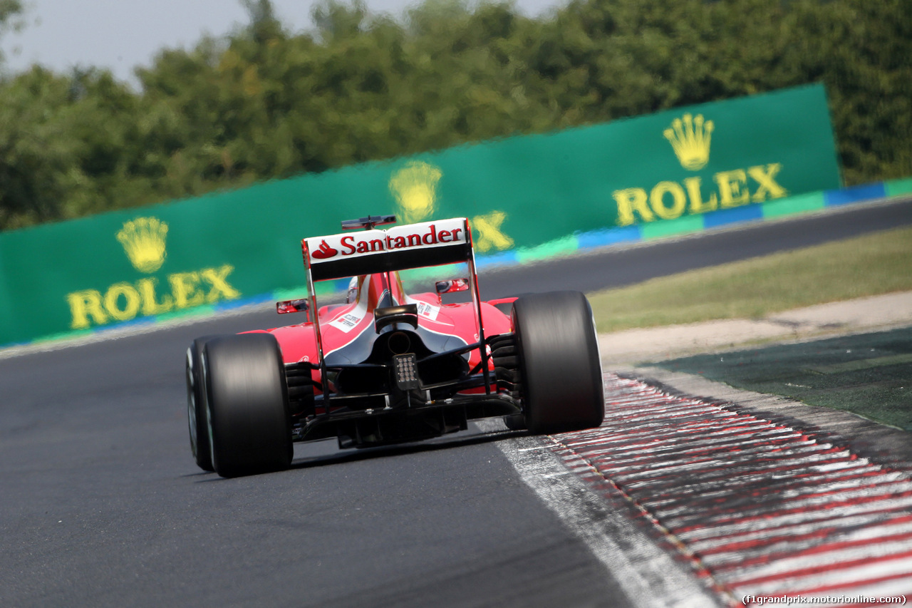 GP UNGHERIA, 25.07.2015 - Prove Libere 3, Sebastian Vettel (GER) Ferrari SF15-T