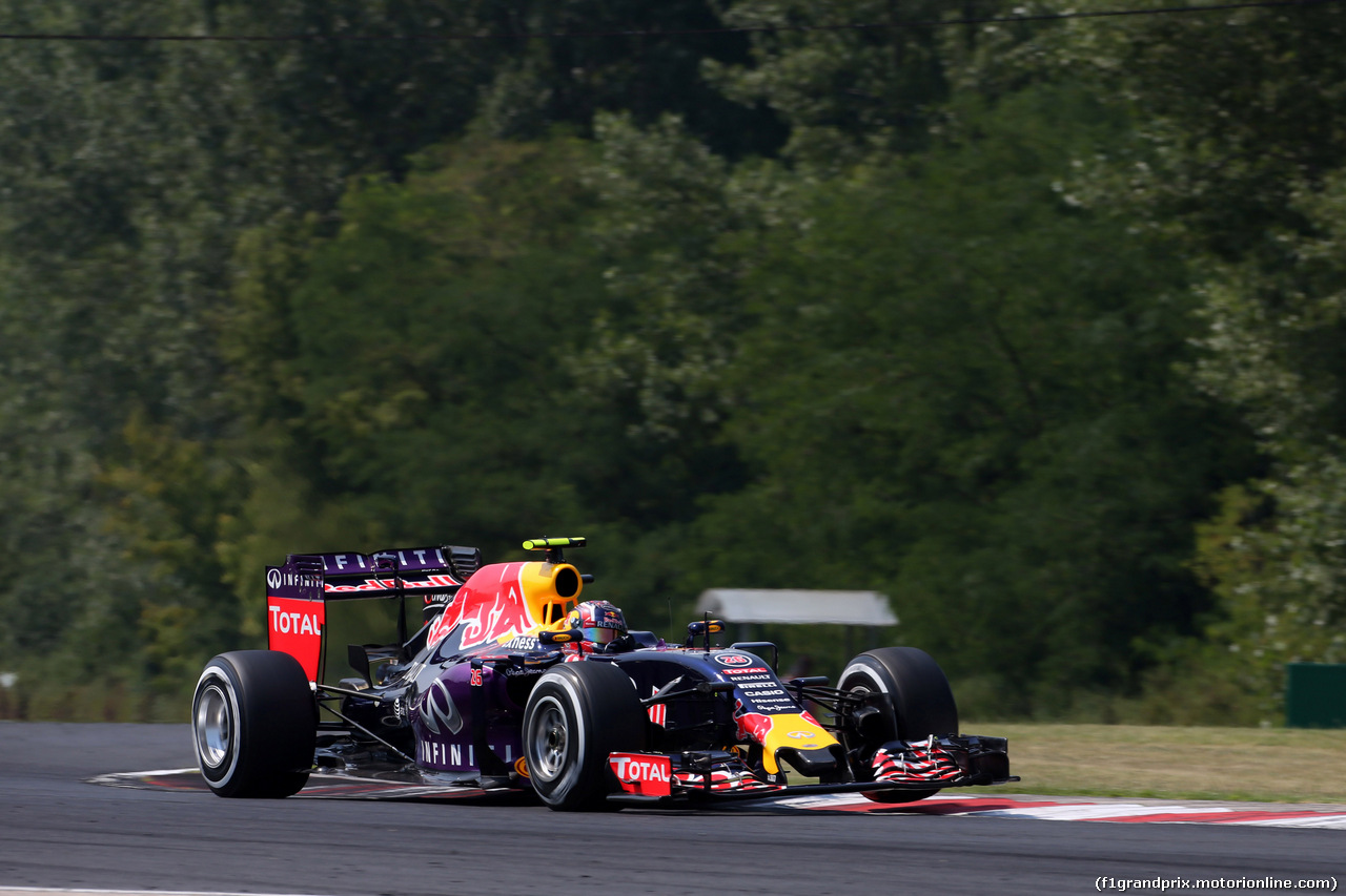 GP UNGHERIA, 25.07.2015 - Prove Libere 3, Daniil Kvyat (RUS) Red Bull Racing RB11