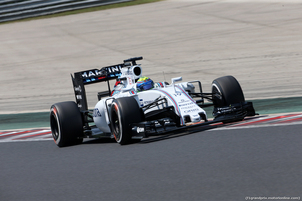 GP UNGHERIA, 25.07.2015 - Prove Libere 3, Felipe Massa (BRA) Williams F1 Team FW37