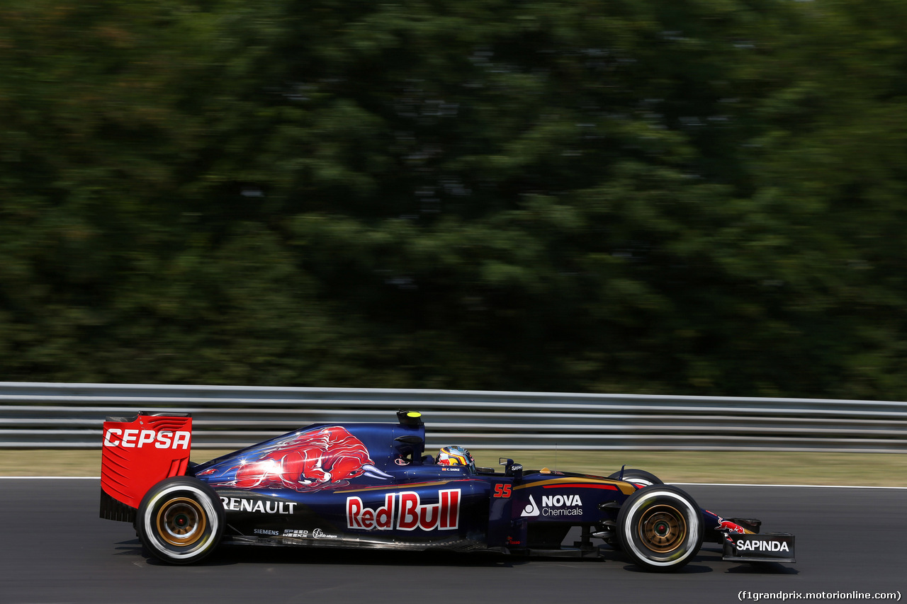 GP UNGHERIA, 25.07.2015 - Prove Libere 3, Carlos Sainz Jr (ESP) Scuderia Toro Rosso STR10