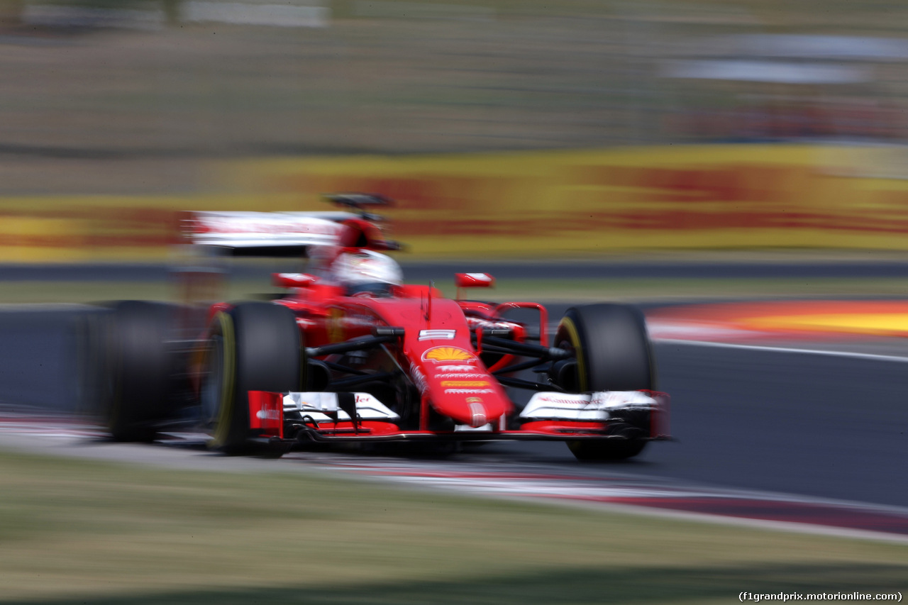 GP UNGHERIA, 25.07.2015 - Prove Libere 3, Sebastian Vettel (GER) Ferrari SF15-T