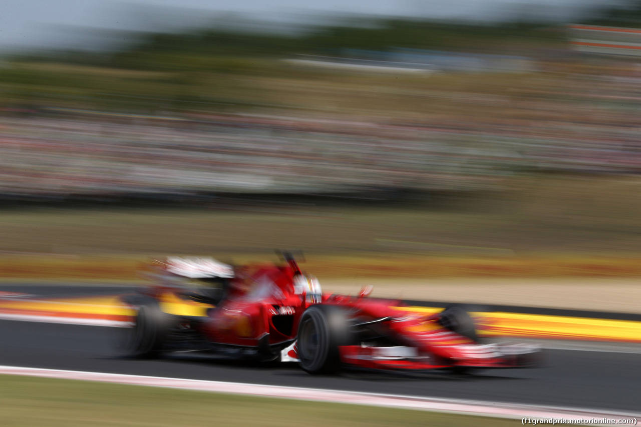 GP UNGHERIA, 25.07.2015 - Prove Libere 3, Sebastian Vettel (GER) Ferrari SF15-T
