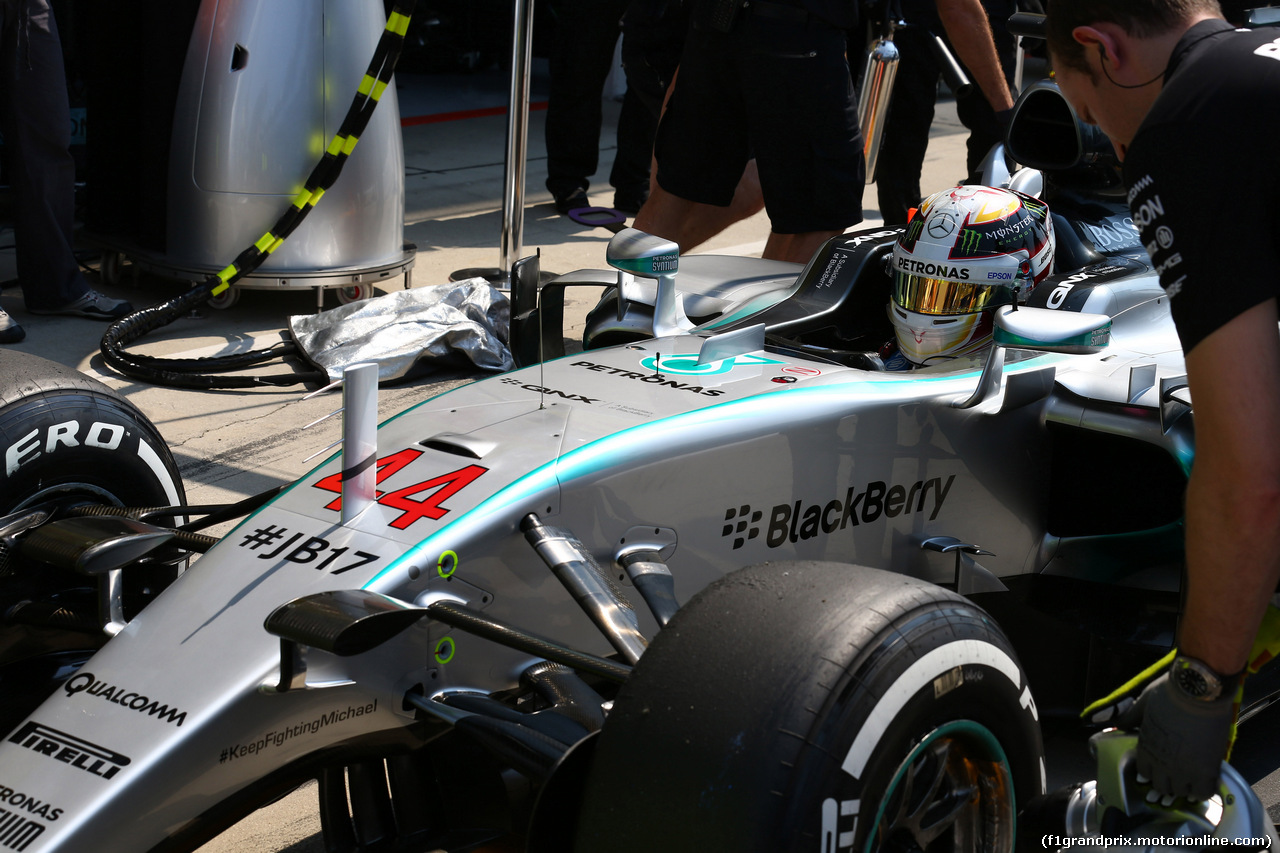 GP UNGHERIA, 25.07.2015 - Prove Libere 3, Lewis Hamilton (GBR) Mercedes AMG F1 W06