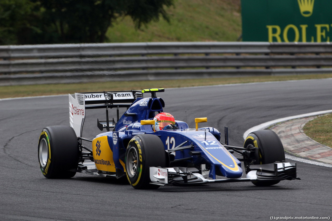 GP UNGHERIA, 25.07.2015 - Qualifiche, Felipe Nasr (BRA) Sauber C34