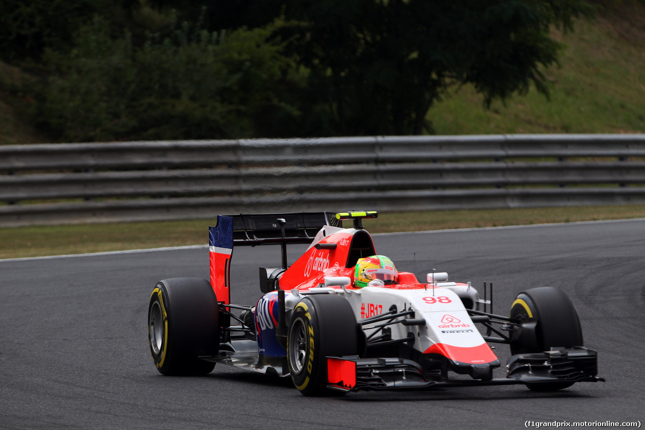 GP UNGHERIA, 25.07.2015 - Qualifiche, Roberto Merhi (ESP) Manor Marussia F1 Team