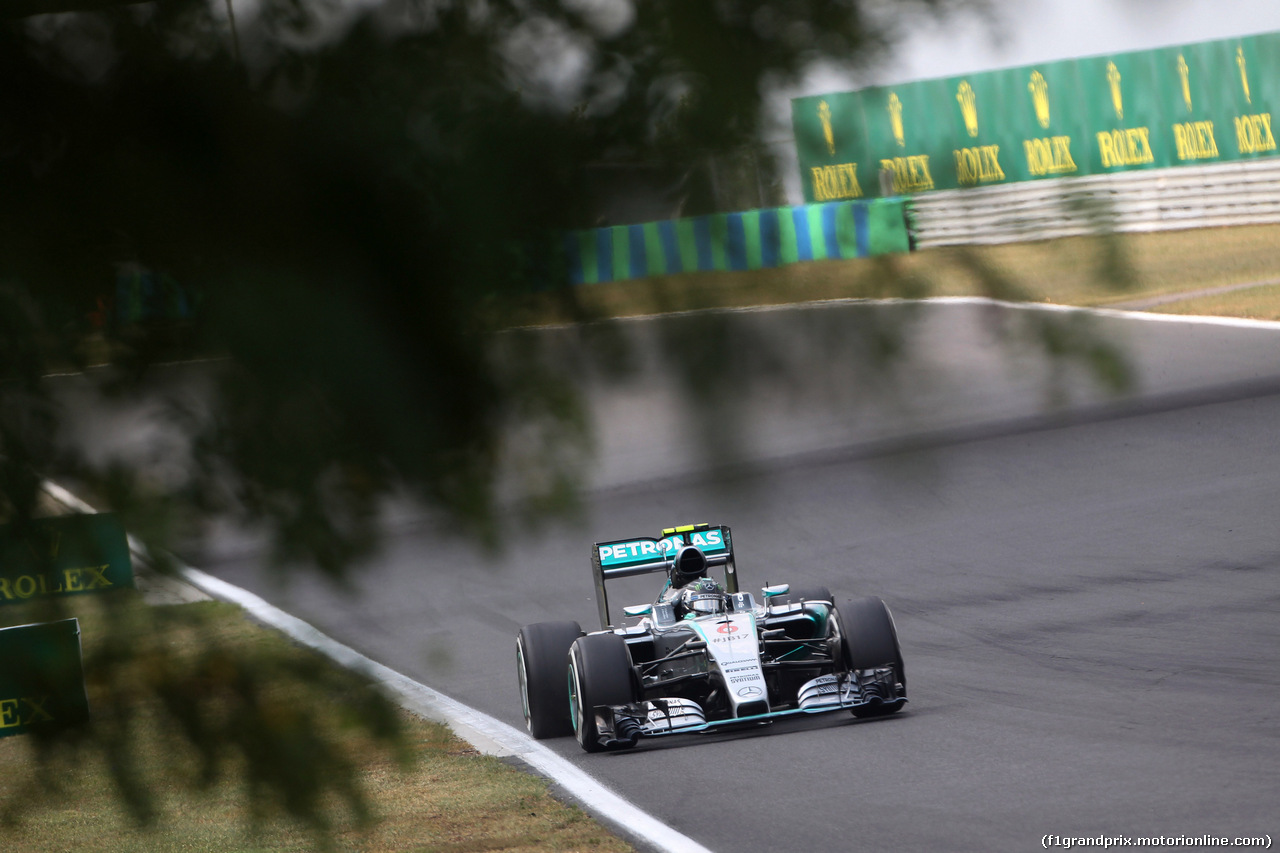 GP UNGHERIA, 25.07.2015 - Qualifiche, Nico Rosberg (GER) Mercedes AMG F1 W06