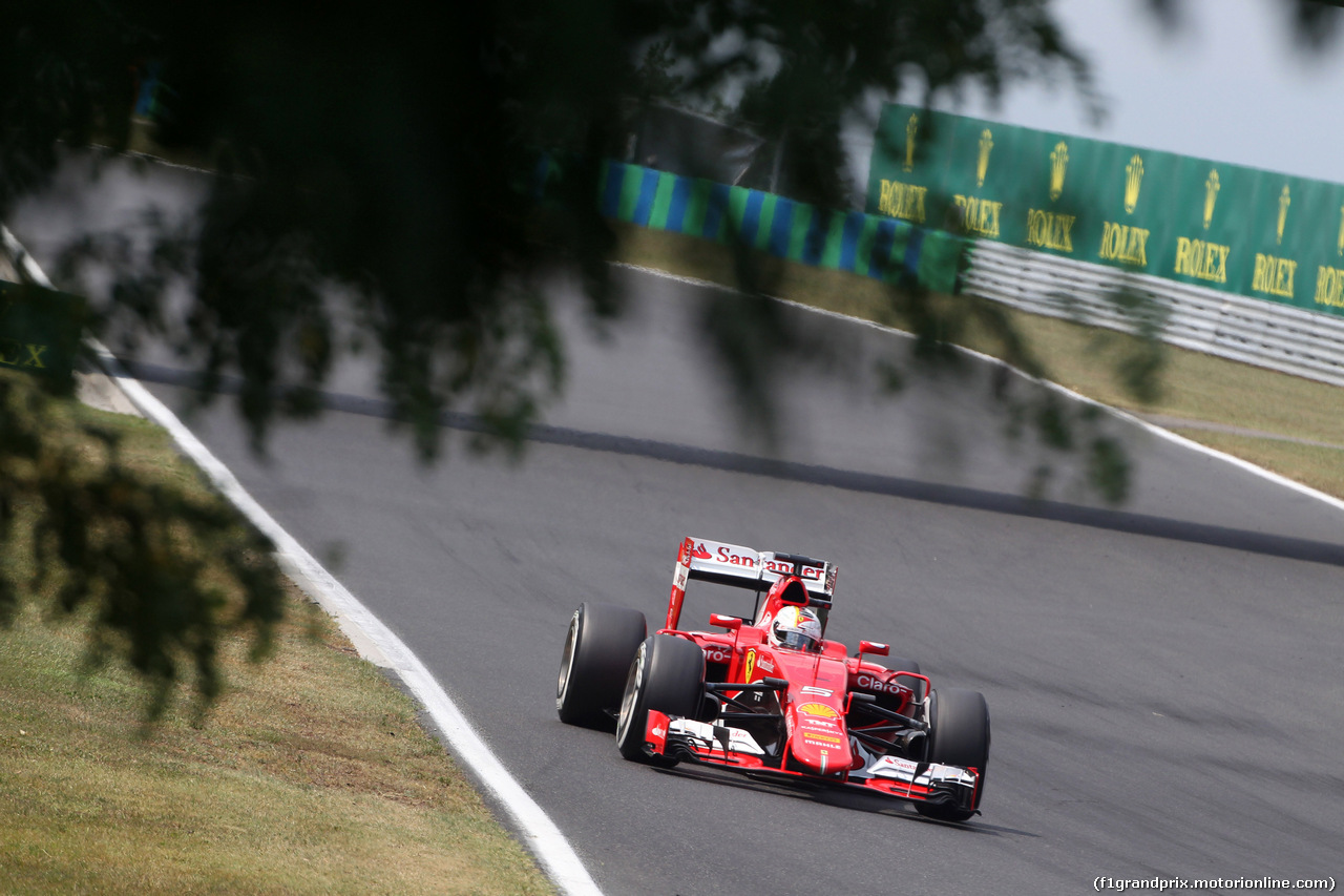 GP UNGHERIA, 25.07.2015 - Qualifiche, Sebastian Vettel (GER) Ferrari SF15-T