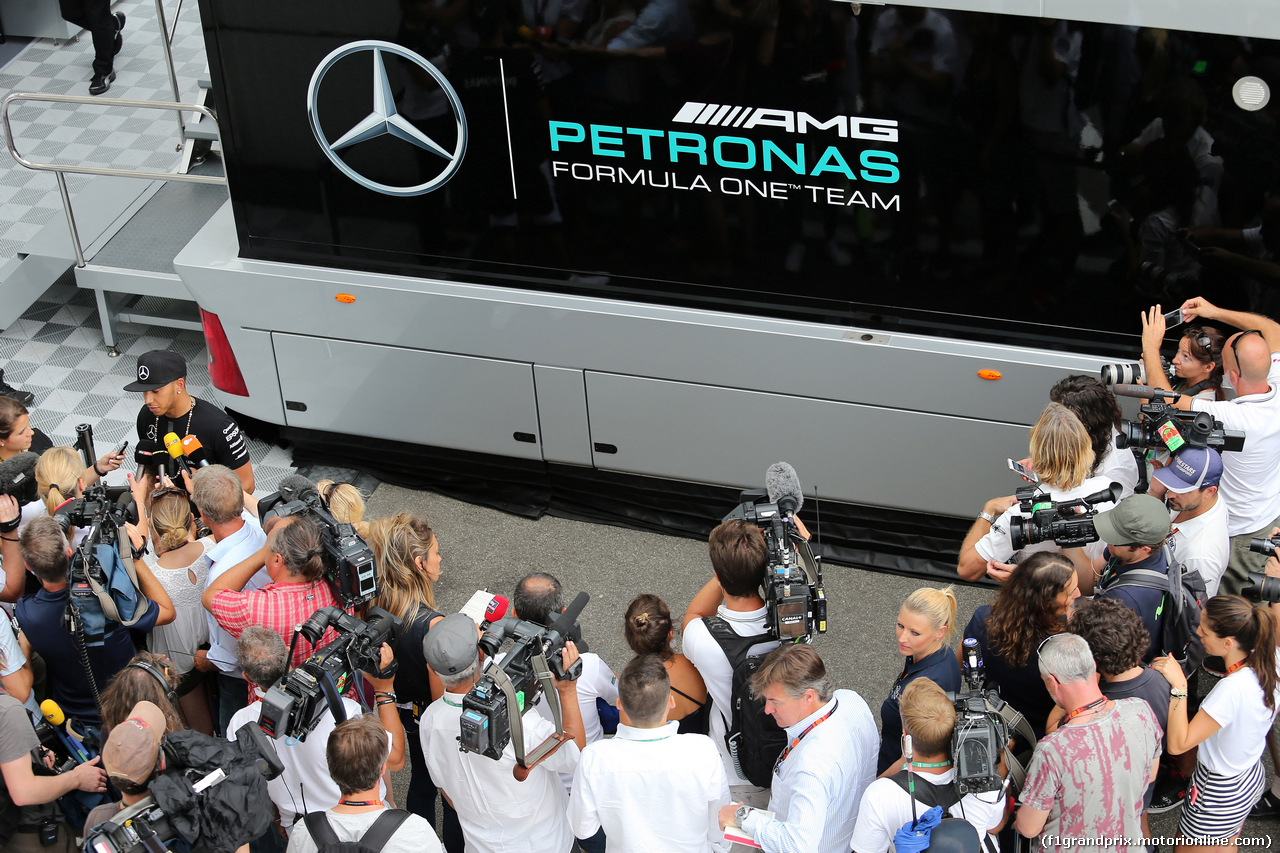 GP UNGHERIA, 23.07.2015 - Lewis Hamilton (GBR) Mercedes AMG F1 W06