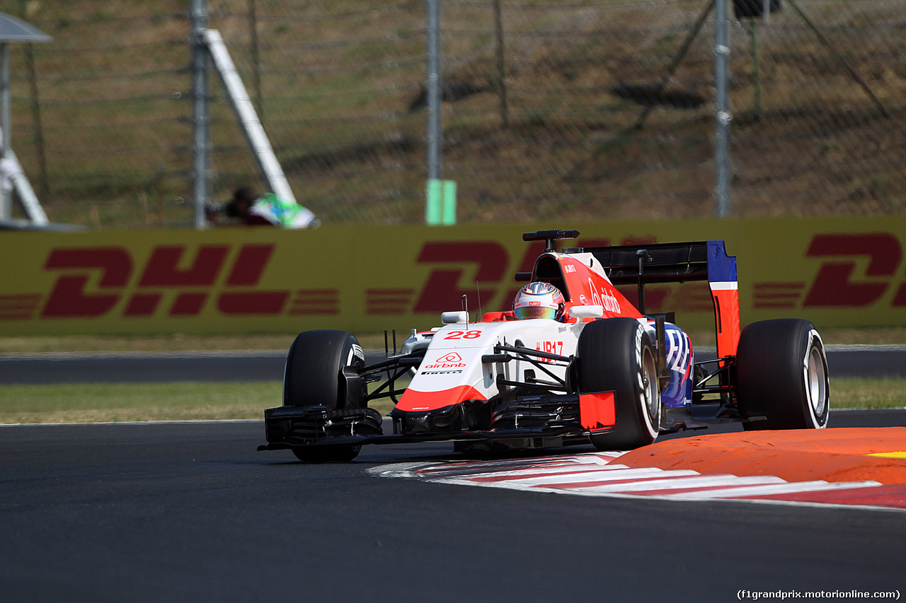 GP UNGHERIA, 24.07.2015 - Prove Libere 1, William Stevens (GBR) Manor Marussia F1 Team