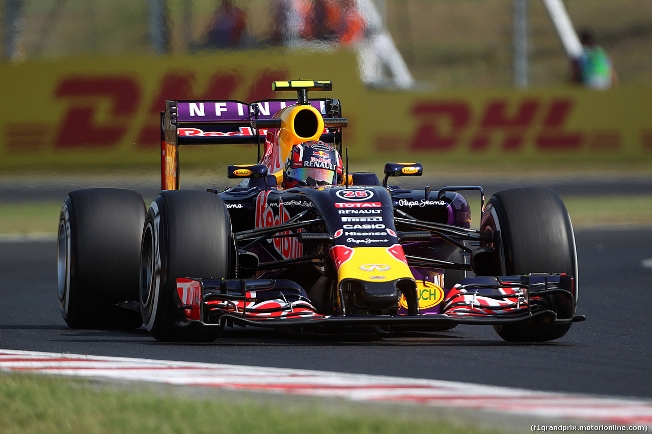 GP UNGHERIA, 24.07.2015 - Prove Libere 1, Daniil Kvyat (RUS) Red Bull Racing RB11