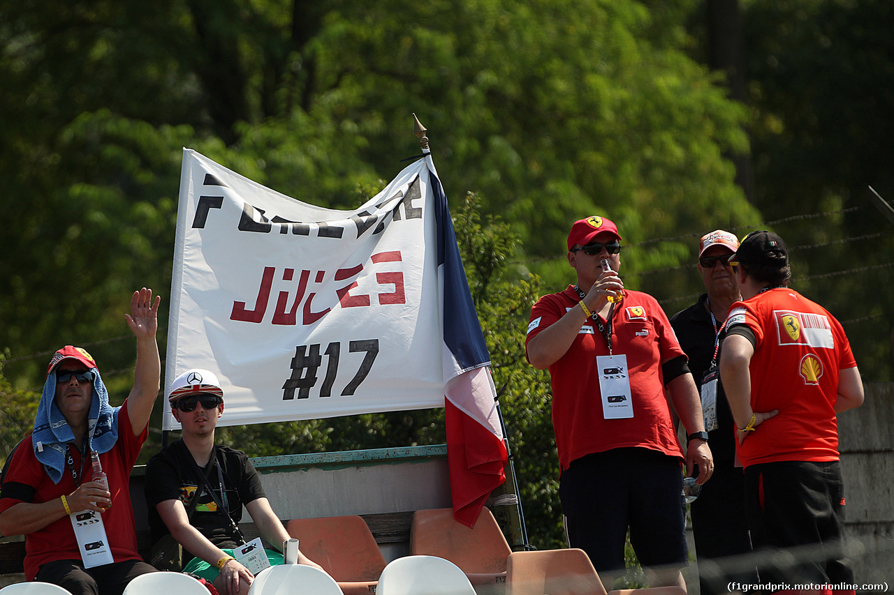 GP UNGHERIA, 24.07.2015 - Prove Libere 1, Fans