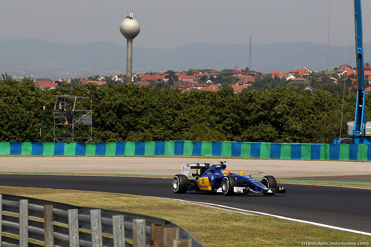 GP UNGHERIA, 24.07.2015 - Prove Libere 1, Felipe Nasr (BRA) Sauber C34