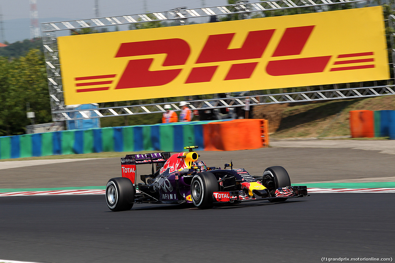 GP UNGHERIA, 24.07.2015 - Prove Libere 1, Daniil Kvyat (RUS) Red Bull Racing RB11