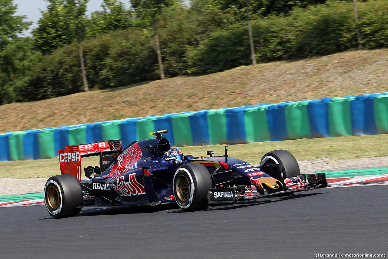 GP UNGHERIA, 24.07.2015 - Prove Libere 1, Carlos Sainz Jr (ESP) Scuderia Toro Rosso STR10
