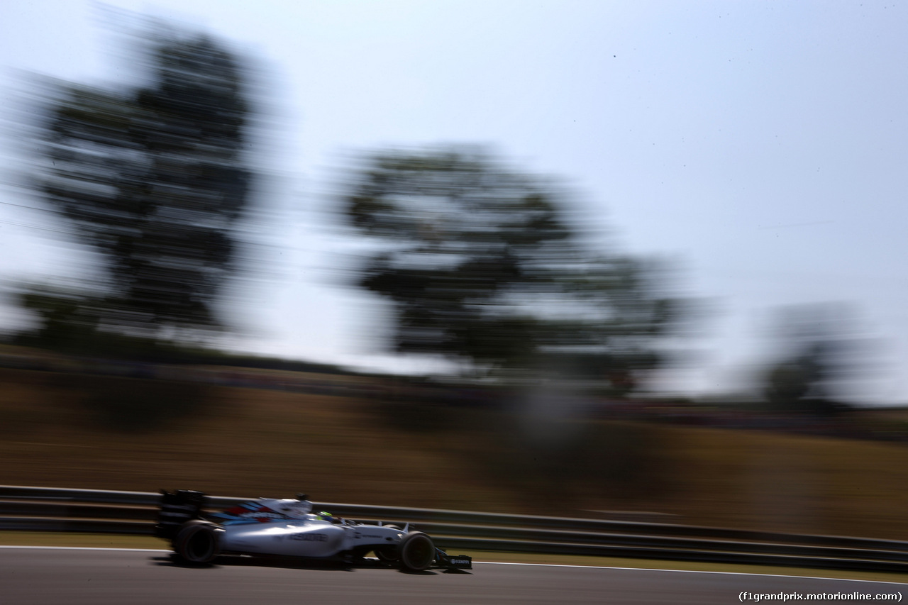 GP UNGHERIA, 24.07.2015 - Prove Libere 1, Felipe Massa (BRA) Williams F1 Team FW37