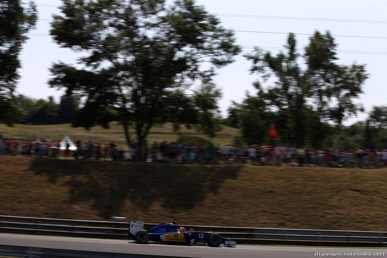 GP UNGHERIA, 24.07.2015 - Prove Libere 1, Felipe Nasr (BRA) Sauber C34