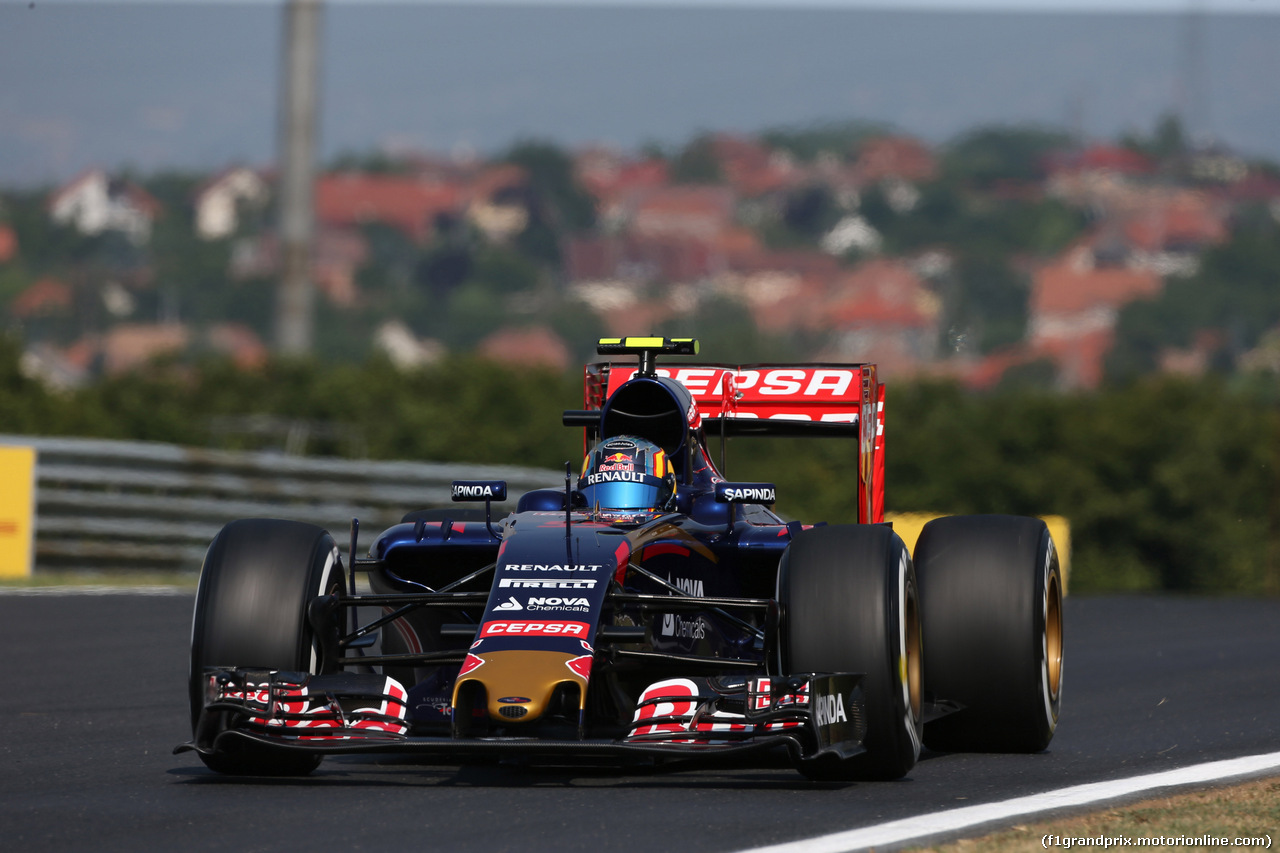 GP UNGHERIA, 24.07.2015- Prove Libere 1, Carlos Sainz Jr (ESP) Scuderia Toro Rosso STR10