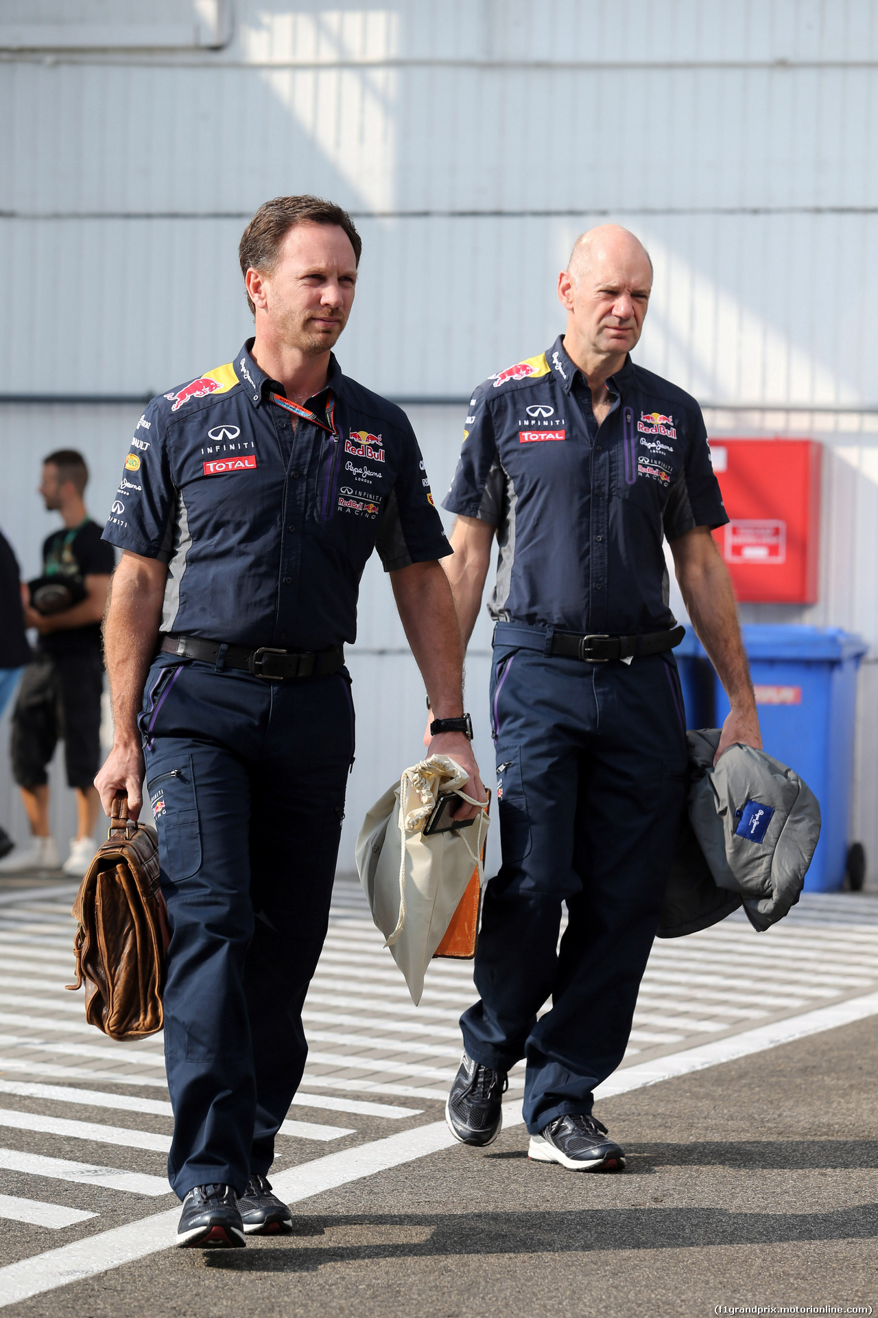 GP UNGHERIA, 24.07.2015- Prove Libere 1, Christian Horner (GBR), Red Bull Racing, Sporting Director e Adrian Newey (GBR), Red Bull Racing , Technical Operations Director
