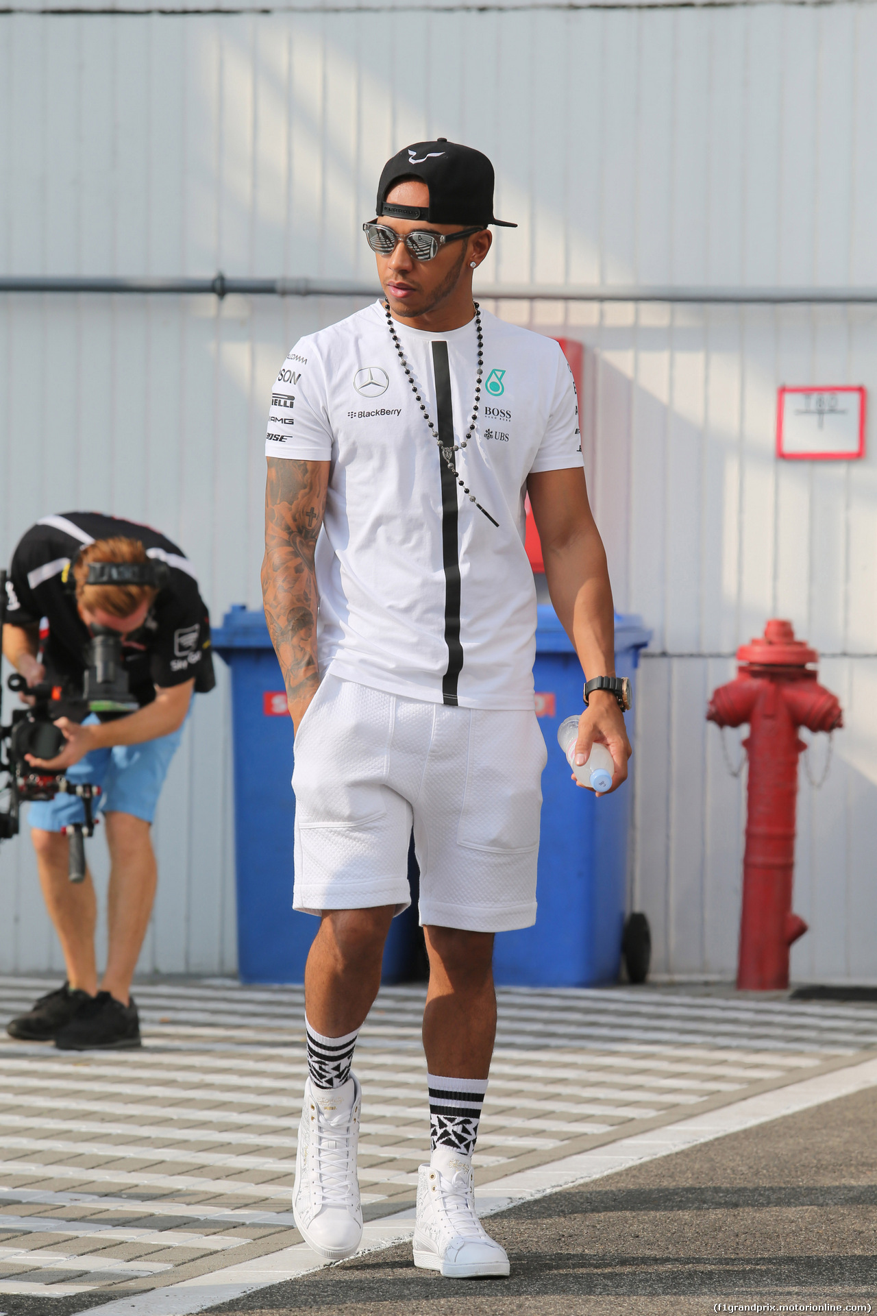 GP UNGHERIA, 24.07.2015- Prove Libere 1, Lewis Hamilton (GBR) Mercedes AMG F1 W06
